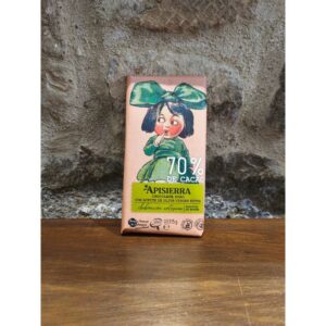 Chocolate Puro 70% con Aceite de Oliva Virgen Extra — Apisierra