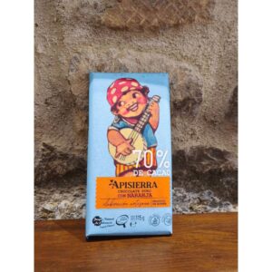 Chocolate Puro con Naranja 70% — Apisierra