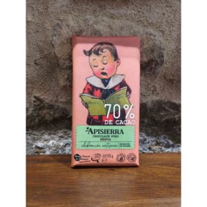 Chocolate Puro Menta 70% — Apisierra