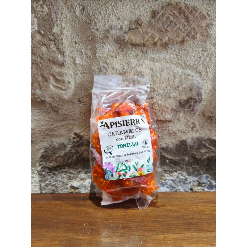Caramelos Artesanos de Miel y Tomillo Apisierra (150g)