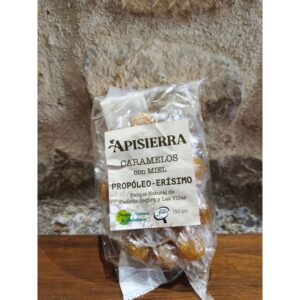 Caramelos Artesanos de Miel, Propóleo y Erísimo Apisierra (150g)