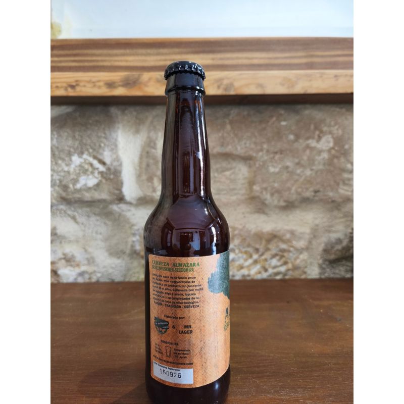 Cerveza Artesana Aceitunera Almazara - Olive Infusioned Session IPA (33cl) - Imagen 2